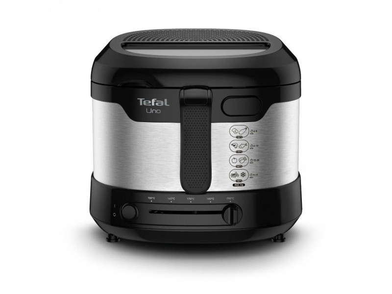 Tefal Uno FF215D Single Stand-alone 1600 W Deep fryer Black, Stainless steel FF215D30 – Tefal Фритюрници