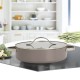 Casserole shallow with lid MAESTRO MR-4009 (MR-4009-28S) 28 cm 3.9 l Grey MR-4009-28S – Maestro Съдове за готвене