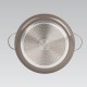 Casserole with lid MAESTRO MR-4009 (MR-4009-20) 20 cm 2.3 l Grey MR-4009-20 – Maestro Съдове за готвене