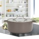 Casserole with lid MAESTRO MR-4009 (MR-4009-20) 20 cm 2.3 l Grey MR-4009-20 – Maestro Съдове за готвене