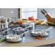 DEMEYERE Industry 5 24 CM Silver steel pan 1029690 – DEMEYERE Съдове за готвене