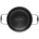 Kohersen Black Cube 20 cm pot with lid 71103 – KOHERSEN Съдове за готвене