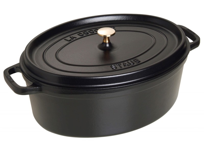 STAUB CAST IRON OVAL POT 4.2L BLACK 40509-315-0 – ZWILLING Съдове за готвене