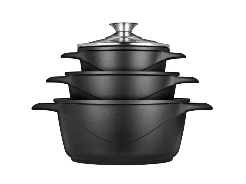 Smile MGK-18 soup pot Black Aluminium MGK-18 – smile Съдове за готвене