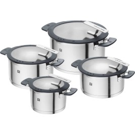ZWILLING SIMPLIFY 66870-004-0 Pots set Stainless steel 4 pcs. Silver Black