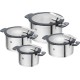 ZWILLING SIMPLIFY 66870-004-0 Pots set Stainless steel 4 pcs. Silver Black 66870-004-0 – ZWILLING Съдове за готвене