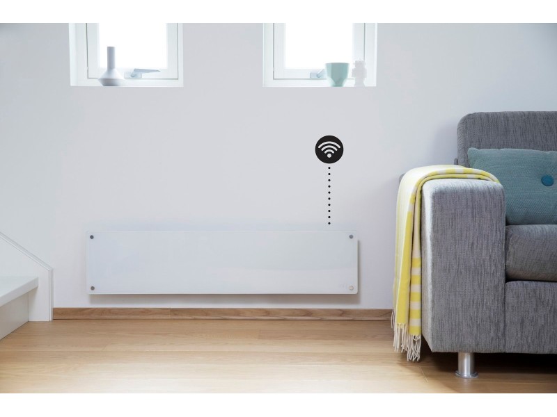 MILL GLASS GL800LWIFI3 electric space heater Glass Radiator Indoor 800 W Wi-Fi White AGDLMIGKO0037 – mill Конвектори