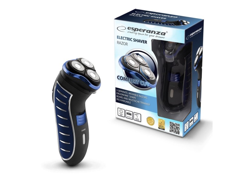 Esperanza EBG002B Mens electric shaver Black / Blue EBG002B – Esperanza За мъжа