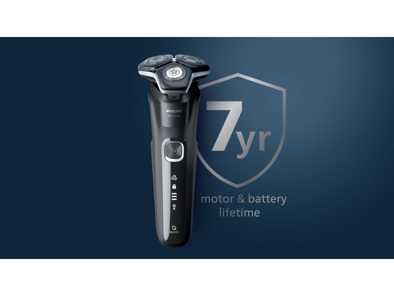 Philips SHAVER Series 5000 S5884/50 mens shaver Rotation shaver Trimmer Black, Green S5884/50 – Philips За мъжа