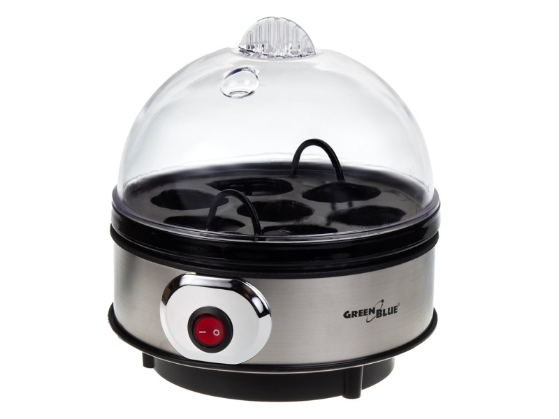 GreenBlue automatic egg cooker, 400W power, up to 7 eggs, measuring cup, 220-240V~, 50 Hz, GB572 GB572 – GreenBlue Уреди за варене на яйца
