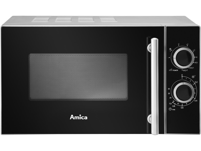 Amica AMGF20M1GS microwave Countertop Grill microwave 20 L 700 W Black, Silver AMGF20M1GS – Amica Микровълнови фурни