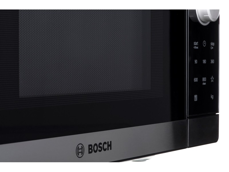 Bosch Serie 2 FFL023MS2 microwave Countertop Solo microwave 20 L 800 W Black, Stainless steel FFL023MS2 – BOSCH Микровълнови фурни