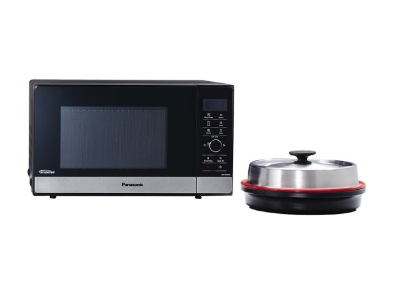 Panasonic NN-GD38HSSUG microwave Countertop Grill microwave 23 L 1000 W Black, Brushed steel NN-GD38HSSUG – PANASONIC Микровълнови фурни