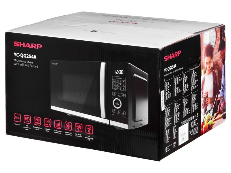SHARP YC-QG254AEB microwave oven YC-QG254AEB – SHARP Микровълнови фурни