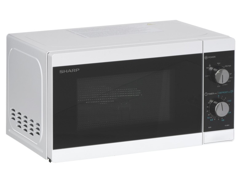 Sharp YC-MG01E-W microwave Countertop Grill microwave 20 L 800 W Black, White YC-MG01E-W – SHARP Микровълнови фурни