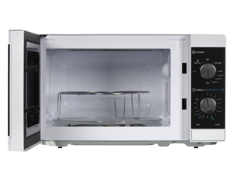 Sharp YC-MG01E-W microwave Countertop Grill microwave 20 L 800 W Black, White YC-MG01E-W – SHARP Микровълнови фурни