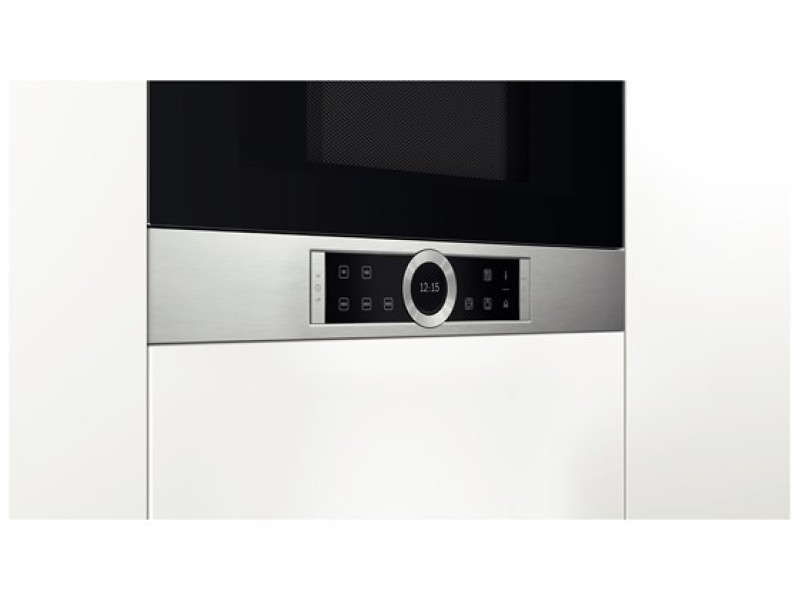 Bosch BFR634GS1 microwave Built-in 21 L 900 W Stainless steel BFR634GS1 – BOSCH Микровълнови фурни за вграждане