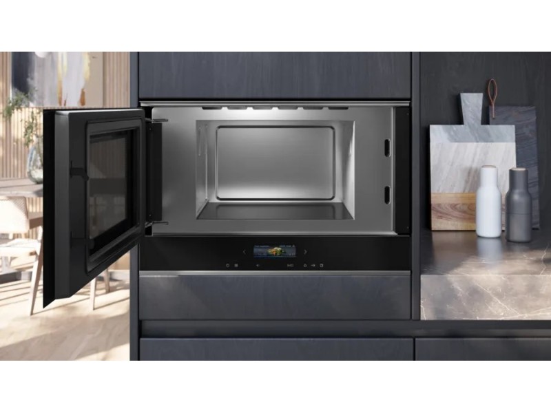 Siemens iQ700 BF722L1B1 microwave Built-in Solo microwave 21 L 900 W Black Siemens iQ700 BF722L1B1 microwave Built-in Solo microwave 21 L 900 W Black BF722L1B1 – Siemens Микровълнови фурни за вграждане