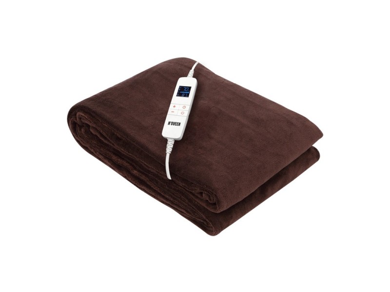 NOVEEN ELECTRIC BLANKET EB655 BROWN SUPER SOFT 180X130CM EB655 – NOVEEN Електрически одеяла