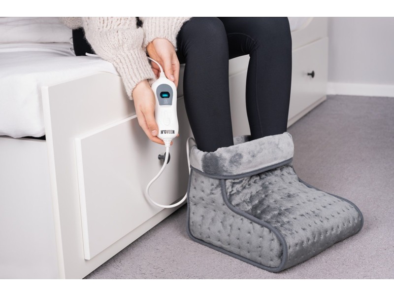 NOVEEN ELECTRIC SHOE EB550 GREY 30X30X24CM EB550 – NOVEEN Електрически одеяла