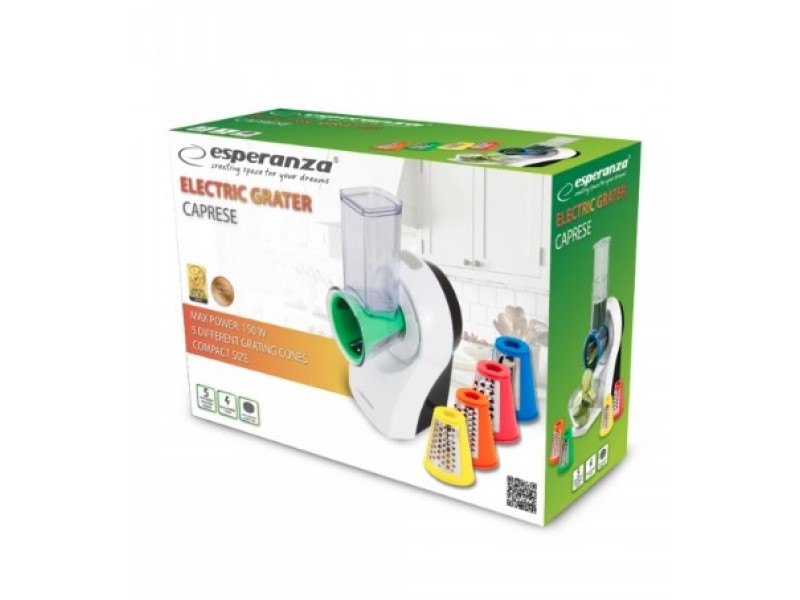 Esperanza EKM026 electric grater Multicolor Plastic EKM026 – Esperanza Колбасорезачки
