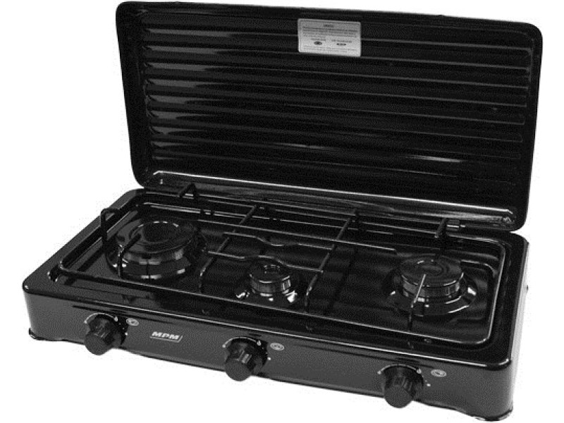 MPM SMILE-KN-03/1KB hob Black Countertop 60 cm Gas 3 zone(s) SMILE-KN-03/1KB – MPM Котлони