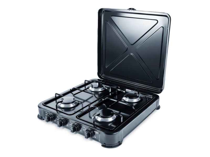 Promis KG400B hob Black Countertop Gas 4 zone(s) KG400B PROMIS – PROMIS Котлони