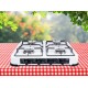 Promis KG400B hob Black Countertop Gas 4 zone(s) KG400B PROMIS – PROMIS Котлони