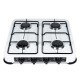 Promis KG400B hob Black Countertop Gas 4 zone(s) KG400B PROMIS – PROMIS Котлони