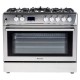 Gas-electric Cooker Ravanson KWGE-K90 Cheff Modern (silver) KWGE-K90 – Ravanson Готварски печки