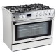 Gas-electric Cooker Ravanson KWGE-K90 Cheff Modern (silver) KWGE-K90 – Ravanson Готварски печки