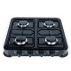 Promis KG400C hob Black,White Countertop Gas 4 zone(s) KG400C – PROMIS Готварски печки