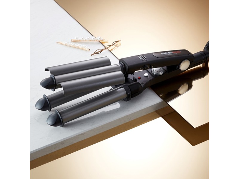 BaByliss TRIPPLE WAVER Curling iron Warm Black 125 W 106.3 (2.7 m) BAB2269TTE – Babyliss Грижа за косата