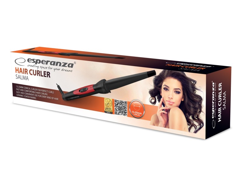 Esperanza SALMA Маша за коса Warm Black, Red 1.7 m EBL007 – Esperanza Грижа за косата