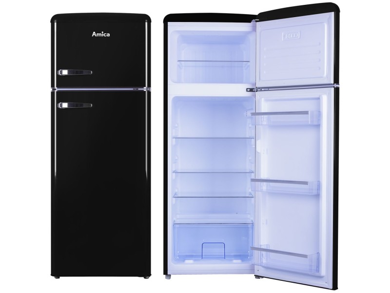 Amica VD 1442 AB fridge-freezer Freestanding 213 L Black KGC15634S – Amica Хладилници