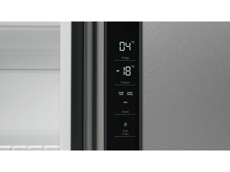 Bosch Serie 4 KFN96VPEA side-by-side refrigerator Freestanding 605 L E Stainless steel KFN96VPEA – BOSCH Хладилници