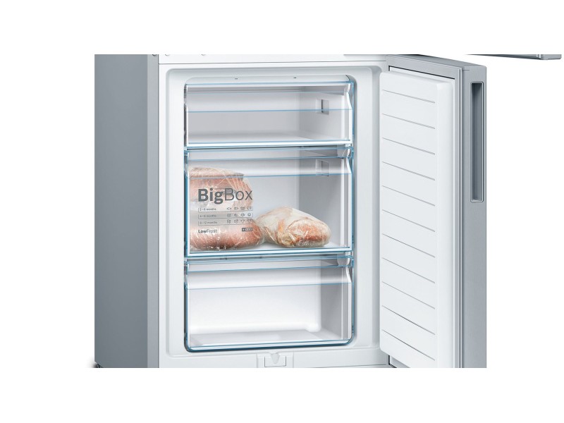Bosch Serie 4 KGV33VLEA fridge-freezer Freestanding 289 L E Stainless steel KGV33VLEA – BOSCH Хладилници