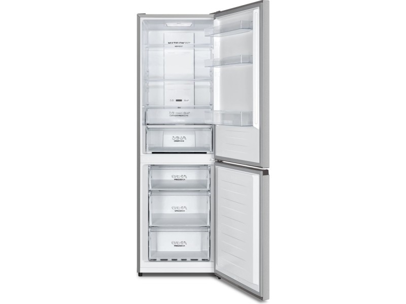 Gorenje NRK6192AS4 fridge-freezer Freestanding 304 L E Grey NRK6192AS4 – Gorenje Хладилници