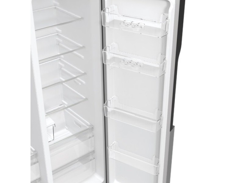 Gorenje NRR9185ESXL side-by-side refrigerator Freestanding 550 L E Silver NRR9185ESXL – Gorenje Хладилници