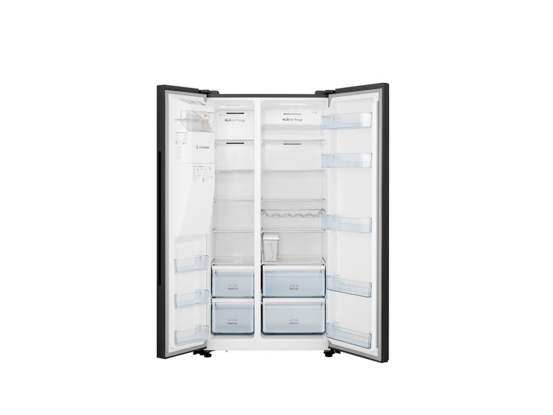 Hisense RS694N4GBE side-by-side refrigerator Freestanding 562 L E Black RS694N4GBE – HISENSE Хладилници