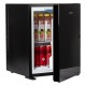 MPM-30-MBS-06/L Minibar refrigerator Freestanding Black with GLASS FRONT BLACK AGDMPMLOW0122 – MPM Хладилници