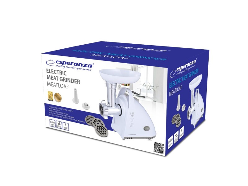 ESPERANZA EKM031 Meat grinder White 2200W EKM031 – Esperanza Месомелачки