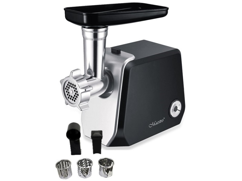 Feel-Maestro MR850 mincer 1500 W Black, Stainless steel MR-850 – Maestro Месомелачки