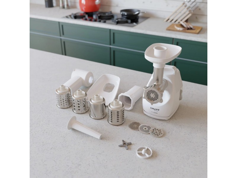 Mincer with shredder SMAPP 490.81 2200 W White 490.81 BIAŁA – SMAPP Месомелачки