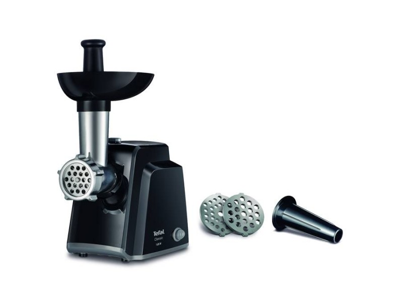 Tefal NE105838 mincer 1400 W Black, Stainless steel NE10583 – Tefal Месомелачки