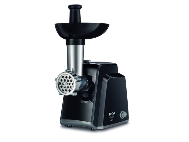 Tefal NE105838 mincer 1400 W Black, Stainless steel NE10583 – Tefal Месомелачки