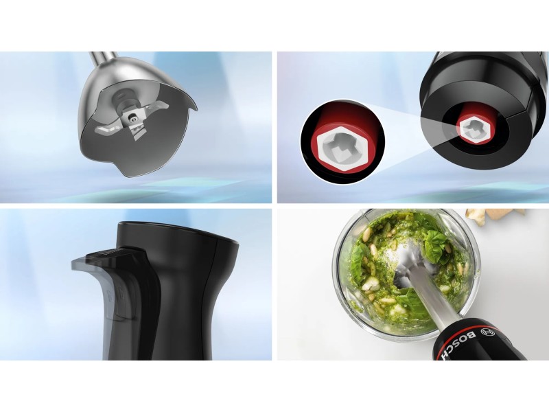 Bosch Serie 4 MSM4B623 blender 0.6 L Immersion blender 1000 W Anthracite, Transparent MSM4B623 – BOSCH Миксери & Пасатори