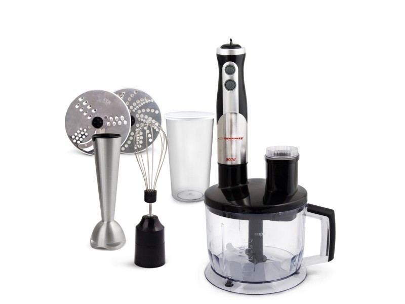 Esperanza EKM004 blender 0.6 L Immersion blender Black,Silver,Transparent 800 W EKM004 – Esperanza Миксери & Пасатори