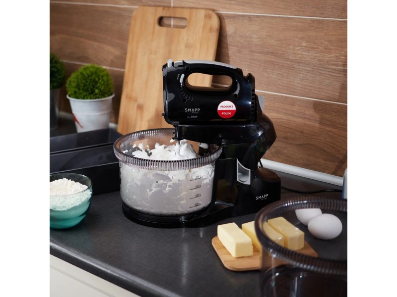 SMAPP Hand Mixer with 2 bowls Black 451.88 CZARNY – SMAPP Миксери & Пасатори