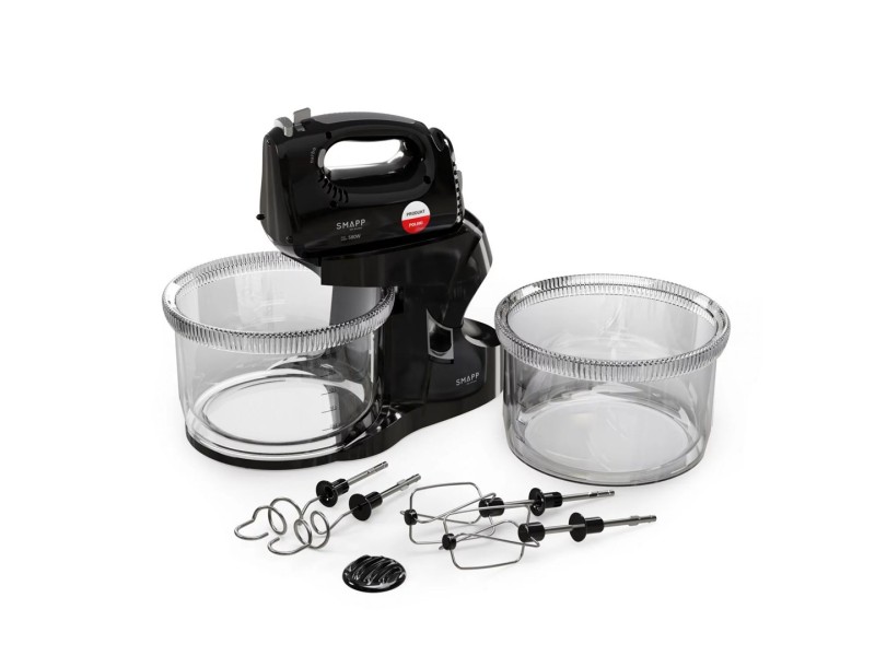 SMAPP Hand Mixer with 2 bowls Black 451.88 CZARNY – SMAPP Миксери & Пасатори